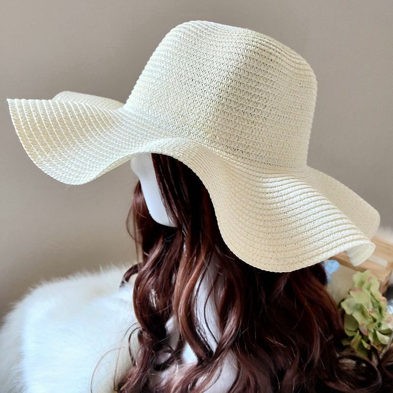 Wholesale Cotton Corrugated Straw Hat